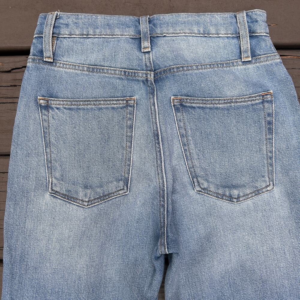 FRAME The Extreme Flare Ankle Jeans 23 Lovejoy High Rise Wide Leg Bell Bottom - Picture 4 of 12